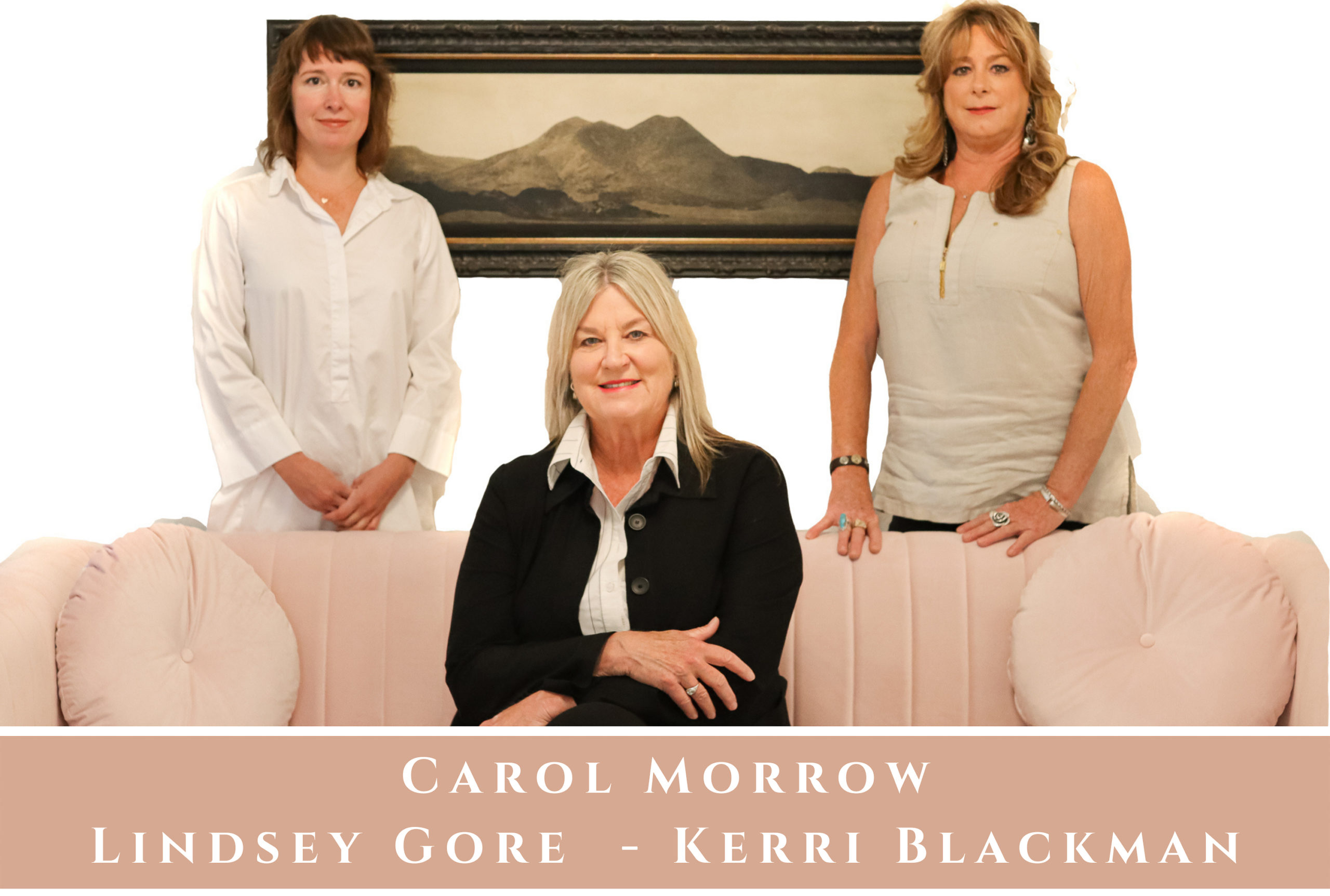 Carol Morrow Lindsey Gore & Kerri Blackman group photo